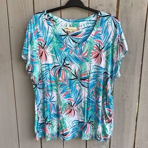 Beachy V Neck Top